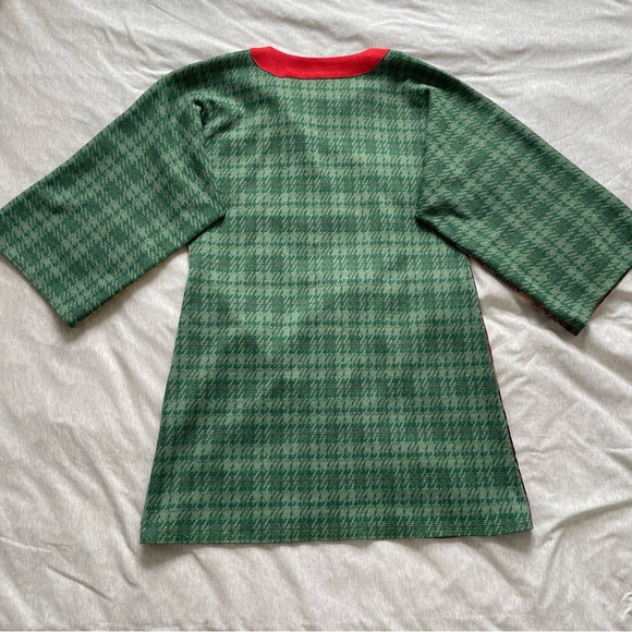 Vintage Patchwork Shift Dress with Pockets - Picture 2 of 4